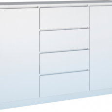 Komoda Dade, 140 cm, biela - 1