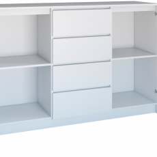 Komoda Dade, 140 cm, biela - 3