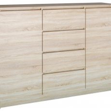 Komoda Dade II, 120 cm, dub sonoma - 1