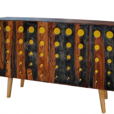 Komoda Dalen, 177 cm, tmavohnedá - 1