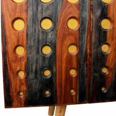 Komoda Dalen, 177 cm, tmavohnedá - 7