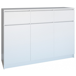 Komoda Eden, 120 cm, biela