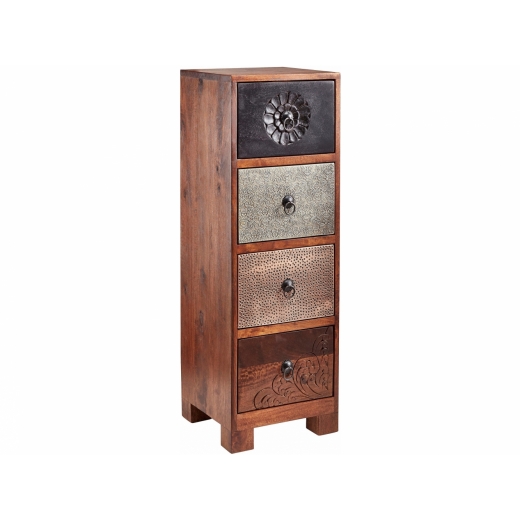 Komoda Gide II., 85 cm, hnedá - 1