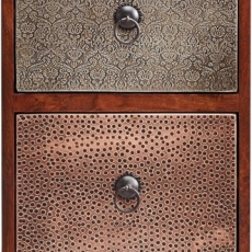 Komoda Gide II., 85 cm, hnedá - 3