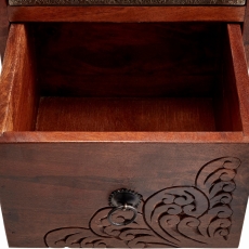 Komoda Gide II., 85 cm, hnedá - 9