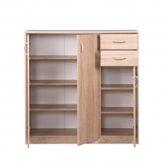 Komoda Haven, 111x109 cm, Sonoma dub - 6