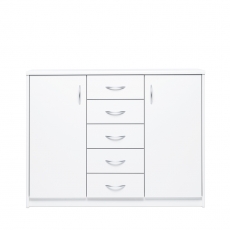 Komoda Haven, 85x109 cm, biela - 5