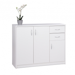 Komoda Haven, 85x109 cm, bílá