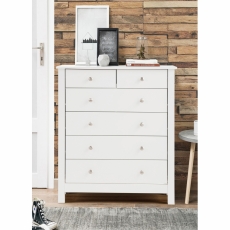 Komoda July, 92 cm, biela - 3