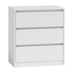 Komoda Karo, 78 cm, bílá