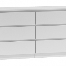Komoda Karo I, 138 cm, biela - 1