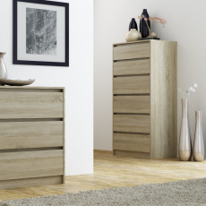 Komoda Karo I, 138 cm, dub sonoma - 2