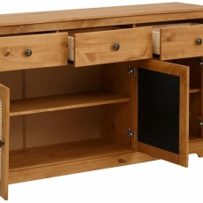 Komoda Kiria, 145 cm, borovica - 3