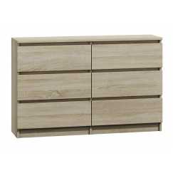 Komoda Malwa II, 120 cm, dub sonoma