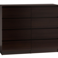 Komoda Malwa II, 120 cm, tmavo hnedá - 1