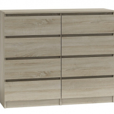 Komoda Malwa III, 120 cm, dub sonoma - 1