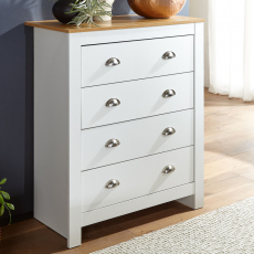 Komoda Miranda I, 95 cm, biela - 2