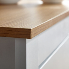 Komoda Miranda II, 81 cm, biela - 5