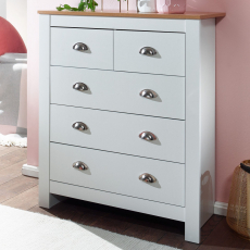 Komoda Miranda II, 95 cm, biela - 2