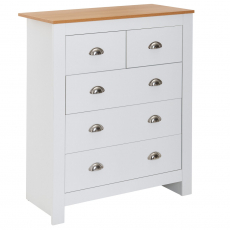 Komoda Miranda II, 95 cm, bílá - 1