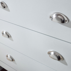 Komoda Miranda II, 95 cm, bílá - 7