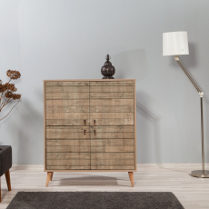 Komoda Multilux, 95 cm, dub - 3