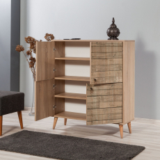 Komoda Multilux, 95 cm, dub - 4