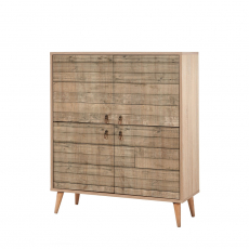 Komoda Multilux, 95 cm, dub - 1