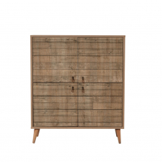 Komoda Multilux, 95 cm, dub - 6