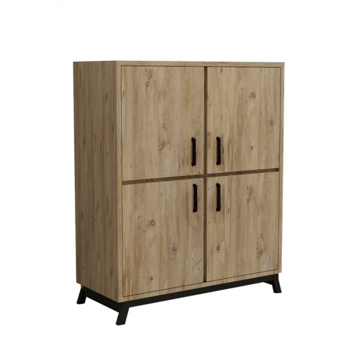 Komoda Retro, 107 cm, borovica - 1