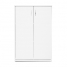 Komoda s dvoukřídlými dveřmi Haven, 111 cm, bílá - 3