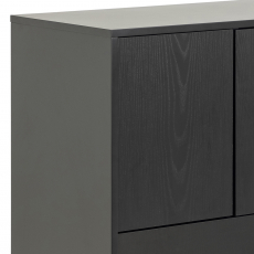 Komoda Seaford, 103 cm, čierna - 2