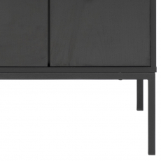 Komoda Seaford, 103 cm, čierna - 4