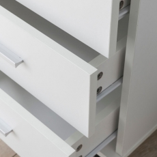 Komoda so 4 šuplíkmi Ero, 70,5 cm, biela - 10