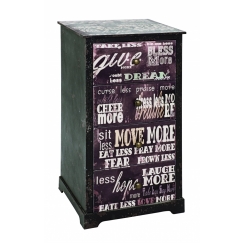 Komoda so 4 zásuvkami Paol, 76 cm