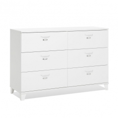 Komoda so 6 zásuvkami Industry, 120 cm