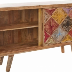 Komoda Ston, 160 cm, masívne mango - 5