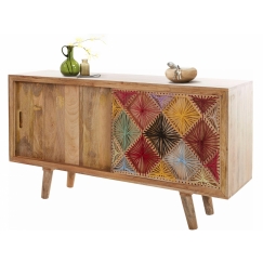 Komoda Ston, 160 cm, masívne mango