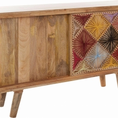 Komoda Ston, 160 cm, masivní mango - 2