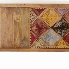 Komoda Ston, 160 cm, masivní mango - 3