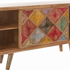 Komoda Ston, 160 cm, masivní mango - 4