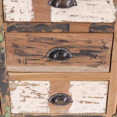 Komoda teaková s 16 zásuvkami Larisa, 154 cm - 4