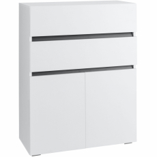 Komoda Wessel, 98 cm, bílá - 1