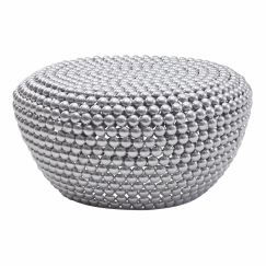 Konfereční stolek Juhana, 60 cm, stříbrná