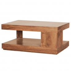 Konfereční stolek Vitek, 90 cm, akát - 1