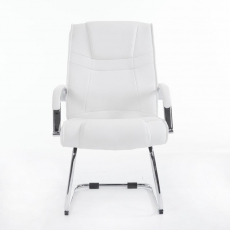 Konferenčná stolička Attila, biela - 2