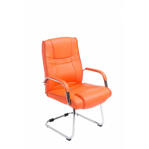 Konferenčná stolička Attila, oranžová - 1