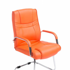 Konferenčná stolička Attila, oranžová - 1