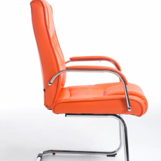 Konferenčná stolička Attila, oranžová - 3