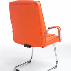 Konferenčná stolička Attila, oranžová - 4